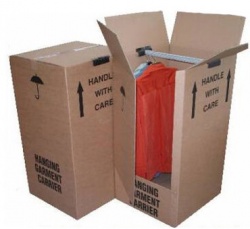 Shorter cardboard wardrobe boxes 38'' tall
